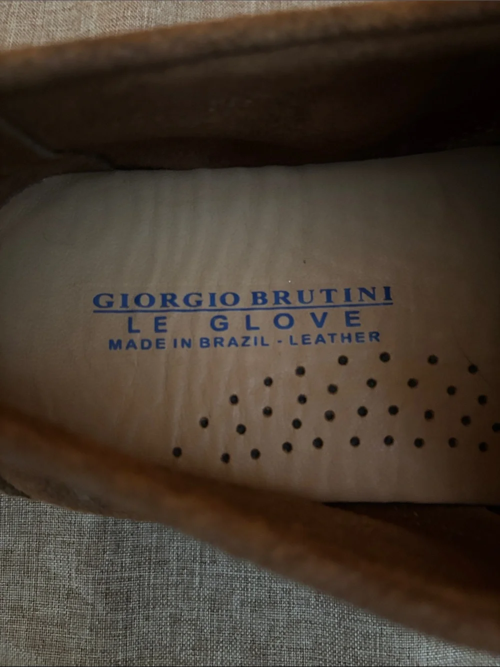 Giorgio Brutini Tan Suede Slip-On Loafers